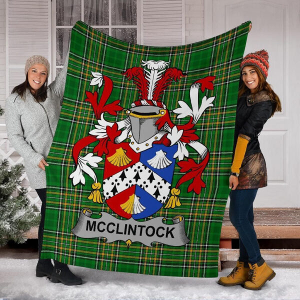 Ireland Premium Blanket - McClintock Ireland Blanket Irish National Tartan - Image 6