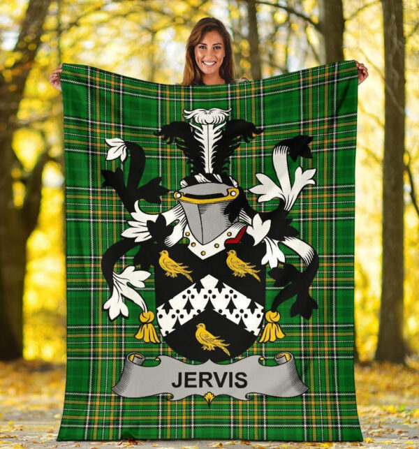 Ireland Premium Blanket - Jervis or Jarvis Ireland Blanket Irish National Tartan - Image 4