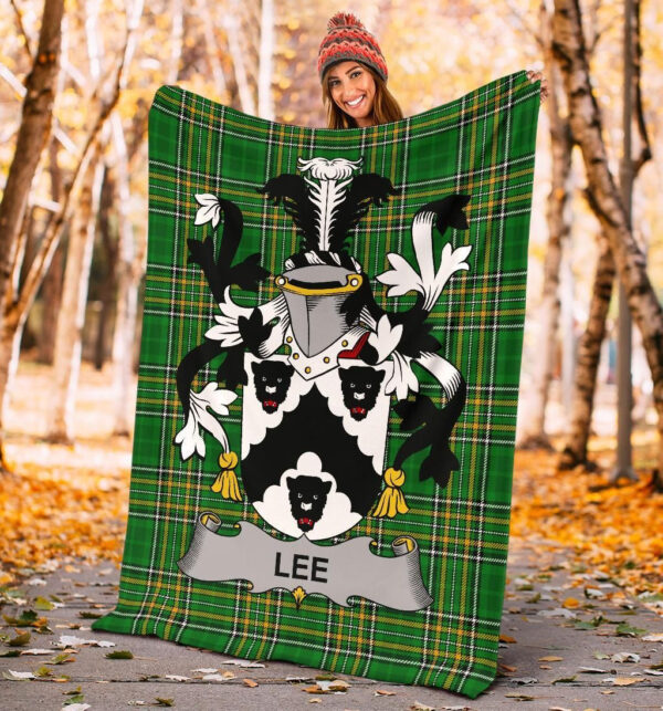 Ireland Premium Blanket - Lee or O'Lee Ireland Blanket Irish National Tartan - Image 4