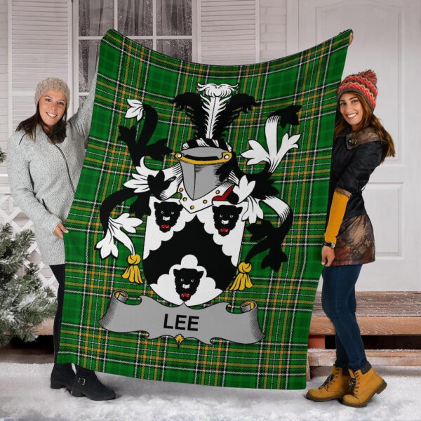 Ireland Premium Blanket - Lee or O'Lee Ireland Blanket Irish National Tartan - Image 6