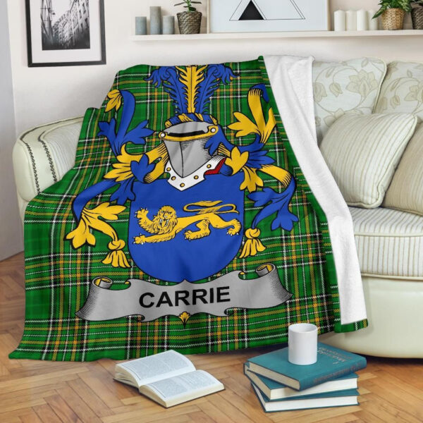 Ireland Premium Blanket - Carrie or O'Carrie Ireland Blanket Irish National Tartan