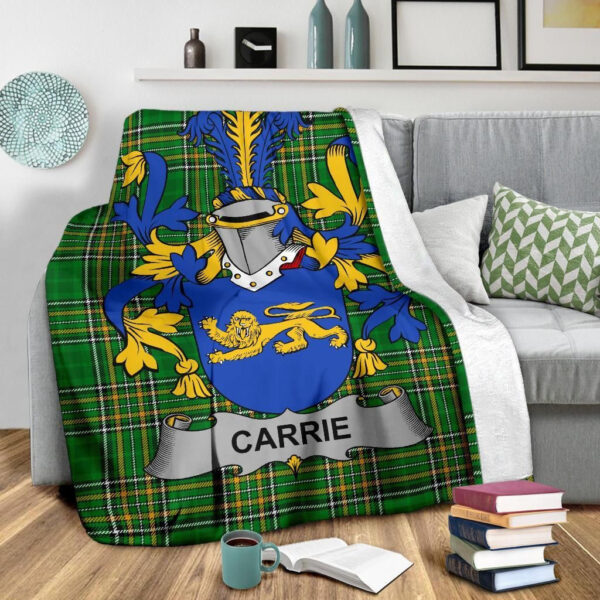 Ireland Premium Blanket - Carrie or O'Carrie Ireland Blanket Irish National Tartan - Image 3