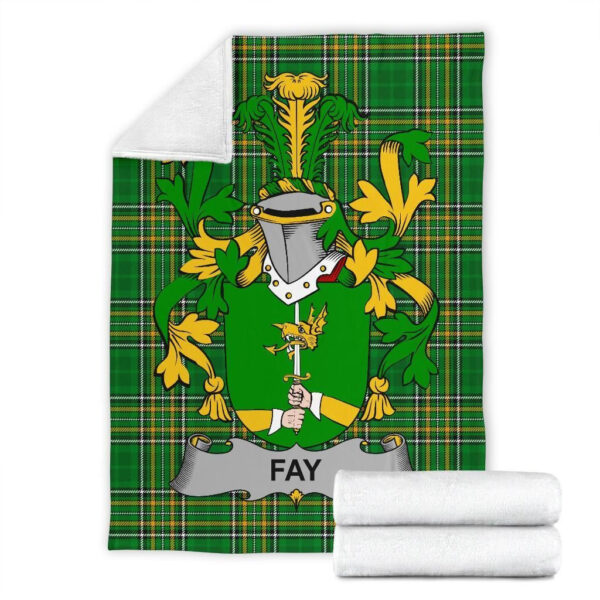 Ireland Premium Blanket - Fay or O'Fee Ireland Blanket Irish National Tartan - Image 7