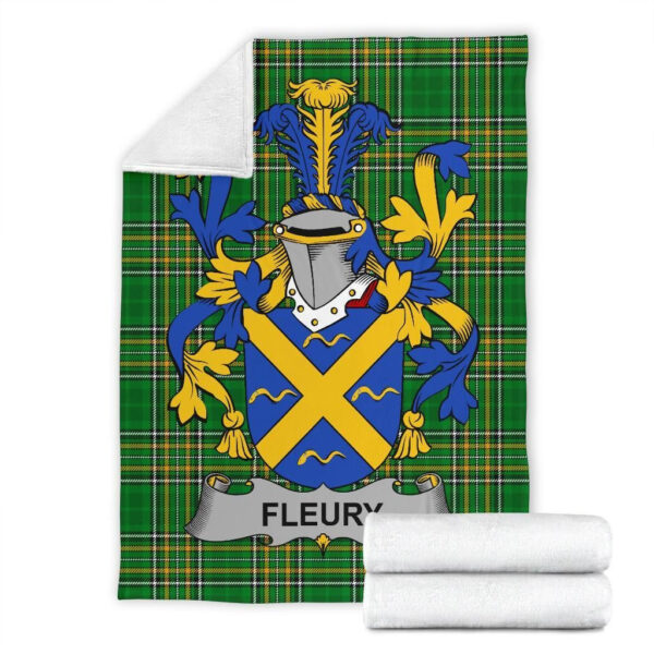 Ireland Premium Blanket - Fleury Ireland Blanket Irish National Tartan - Image 7