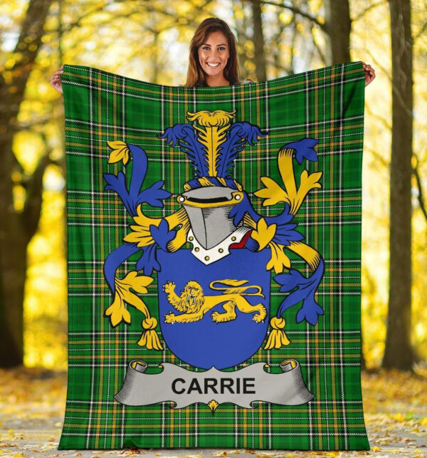 Ireland Premium Blanket - Carrie or O'Carrie Ireland Blanket Irish National Tartan - Image 4