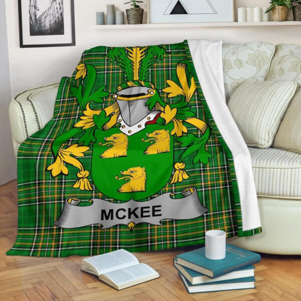 Ireland Premium Blanket - Kee or McKee Ireland Blanket Irish National Tartan