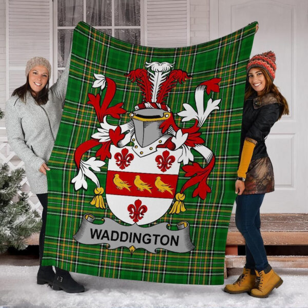 Ireland Premium Blanket - Waddington Ireland Blanket Irish National Tartan - Image 6