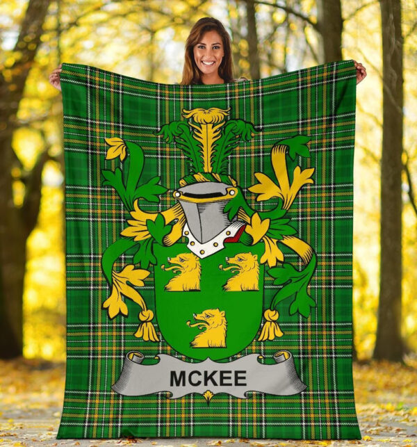 Ireland Premium Blanket - Kee or McKee Ireland Blanket Irish National Tartan - Image 5