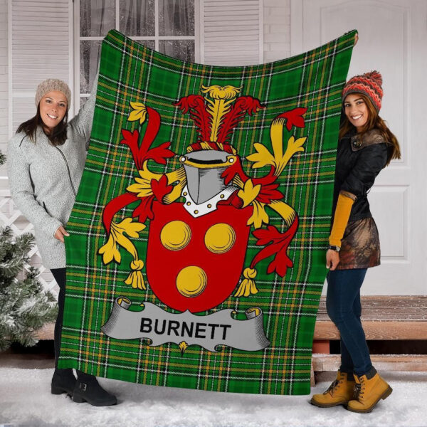 Ireland Premium Blanket - Burnett Ireland Blanket Irish National Tartan - Image 6