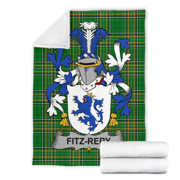 Ireland Premium Blanket - Fitz-Rery Ireland Blanket Irish National Tartan - Image 7