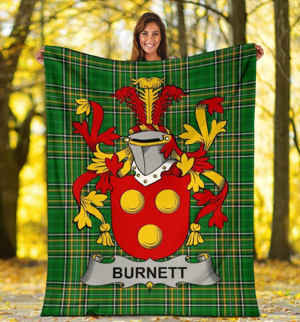 Ireland Premium Blanket - Burnett Ireland Blanket Irish National Tartan - Image 5