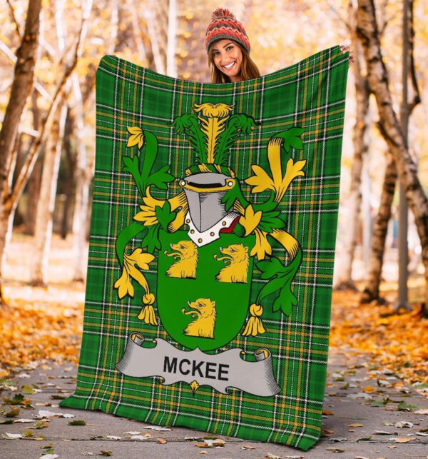 Ireland Premium Blanket - Kee or McKee Ireland Blanket Irish National Tartan - Image 4