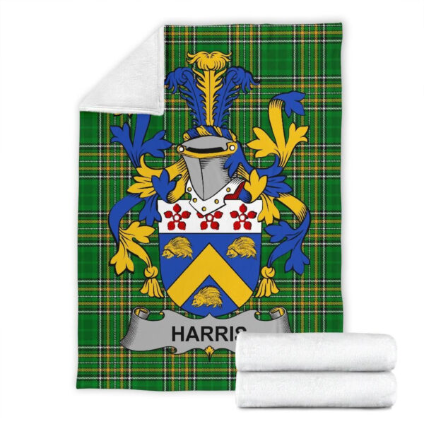 Ireland Premium Blanket - Harris Ireland Blanket Irish National Tartan - Image 7