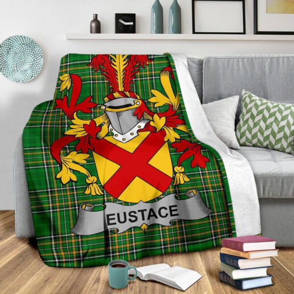 Ireland Premium Blanket - Eustace Ireland Blanket Irish National Tartan - Image 3