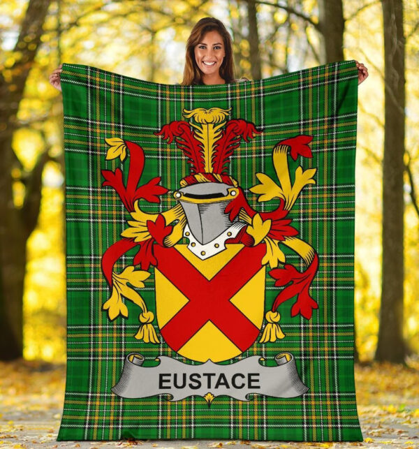 Ireland Premium Blanket - Eustace Ireland Blanket Irish National Tartan - Image 5