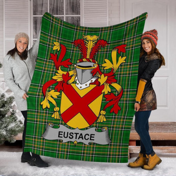 Ireland Premium Blanket - Eustace Ireland Blanket Irish National Tartan - Image 6