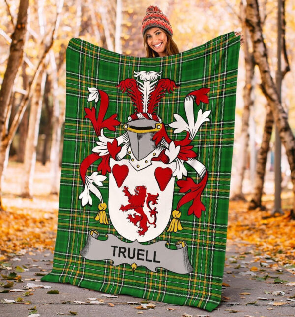 Ireland Premium Blanket - Truell Ireland Blanket Irish National Tartan - Image 4