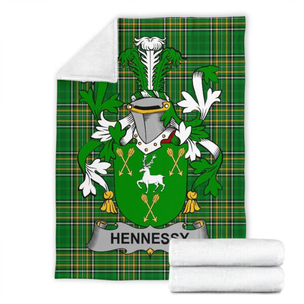 Ireland Premium Blanket - Hennessy or O'Hennessy Ireland Blanket Irish National Tartan - Image 7