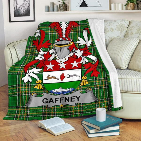 Ireland Premium Blanket - Gaffney Ireland Blanket Irish National Tartan