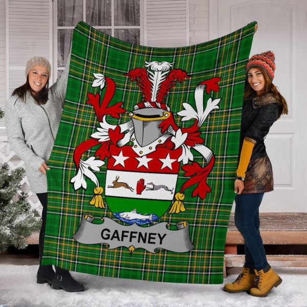 Ireland Premium Blanket - Gaffney Ireland Blanket Irish National Tartan - Image 6