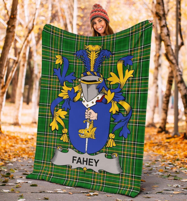 Ireland Premium Blanket - Fahey or O'Fahy Ireland Blanket Irish National Tartan - Image 4