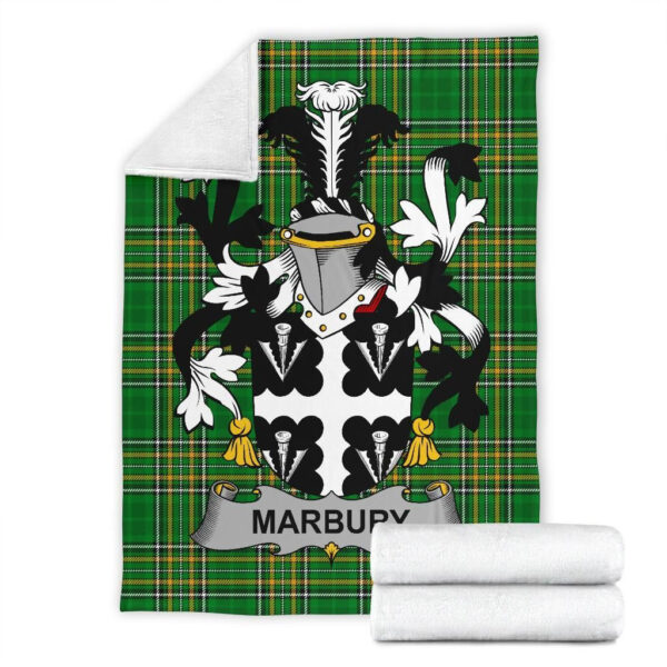 Ireland Premium Blanket - Marbury or Maybery Ireland Blanket Irish National Tartan - Image 7