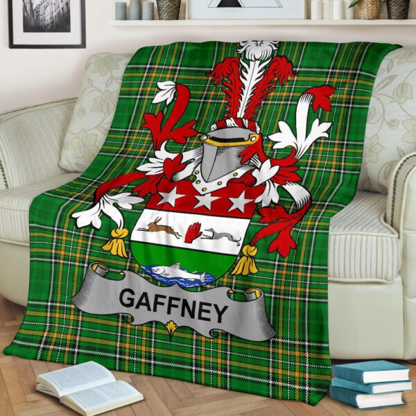 Ireland Premium Blanket - Gaffney Ireland Blanket Irish National Tartan - Image 2