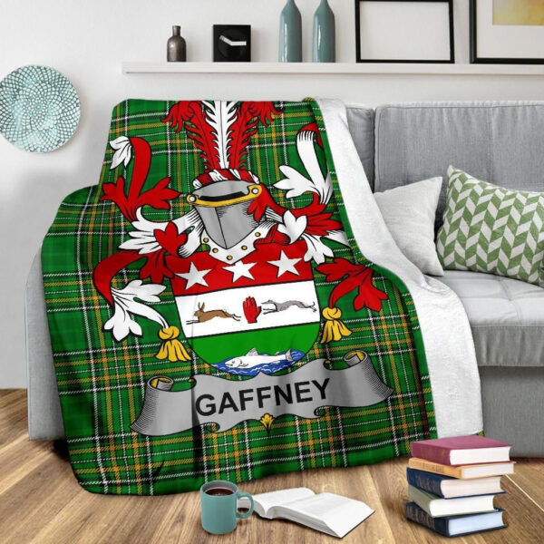 Ireland Premium Blanket - Gaffney Ireland Blanket Irish National Tartan - Image 3