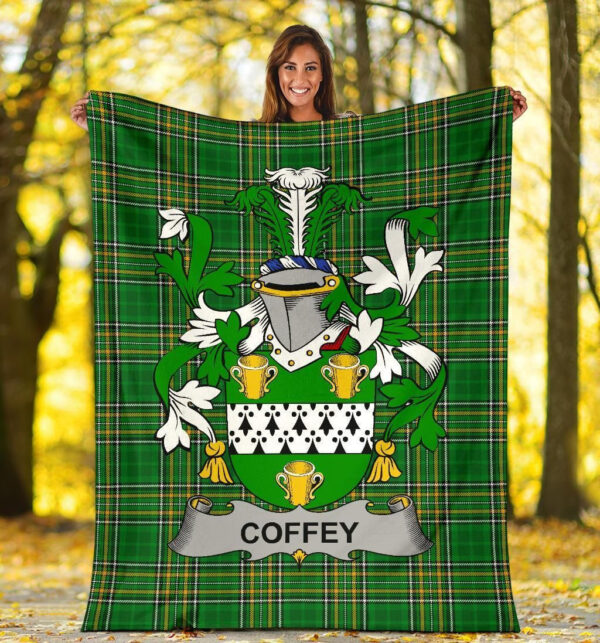 Ireland Premium Blanket - Coffey or O'Coffey Ireland Blanket Irish National Tartan - Image 5