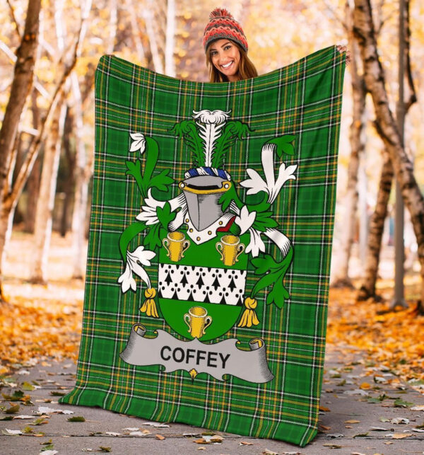 Ireland Premium Blanket - Coffey or O'Coffey Ireland Blanket Irish National Tartan - Image 4