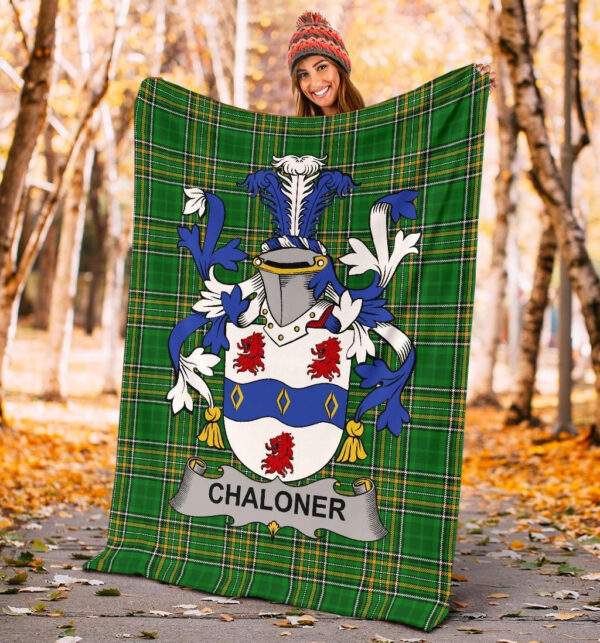 Ireland Premium Blanket - Chaloner Ireland Blanket Irish National Tartan - Image 4