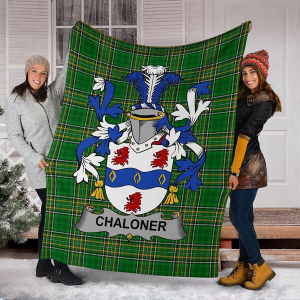 Ireland Premium Blanket - Chaloner Ireland Blanket Irish National Tartan - Image 6