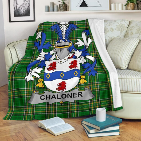 Ireland Premium Blanket - Chaloner Ireland Blanket Irish National Tartan