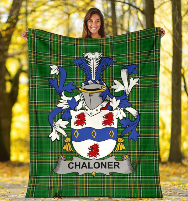 Ireland Premium Blanket - Chaloner Ireland Blanket Irish National Tartan - Image 5