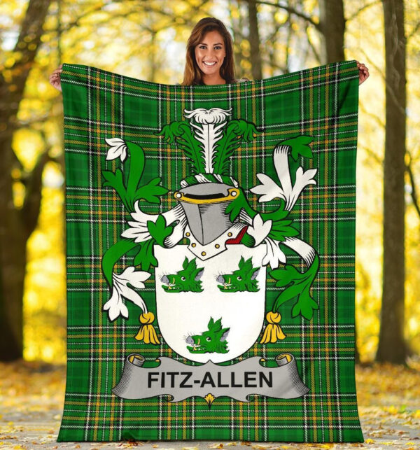 Ireland Premium Blanket - Fitz-Allen Ireland Blanket Irish National Tartan - Image 5