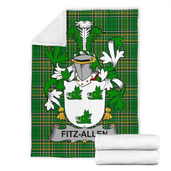 Ireland Premium Blanket - Fitz-Allen Ireland Blanket Irish National Tartan - Image 7