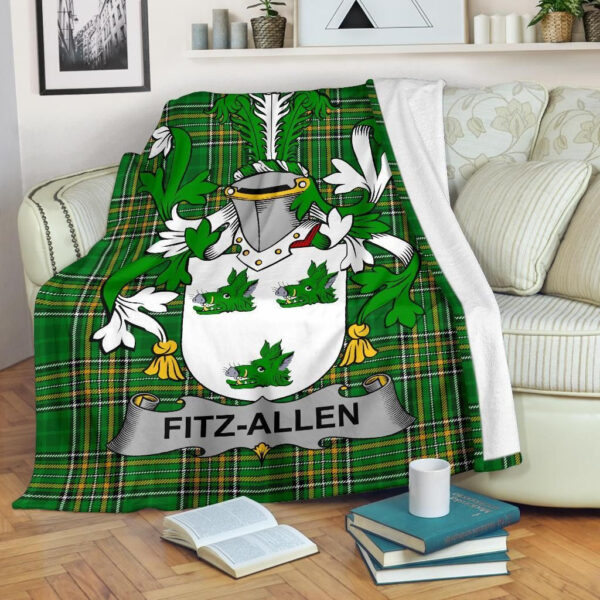 Ireland Premium Blanket - Fitz-Allen Ireland Blanket Irish National Tartan