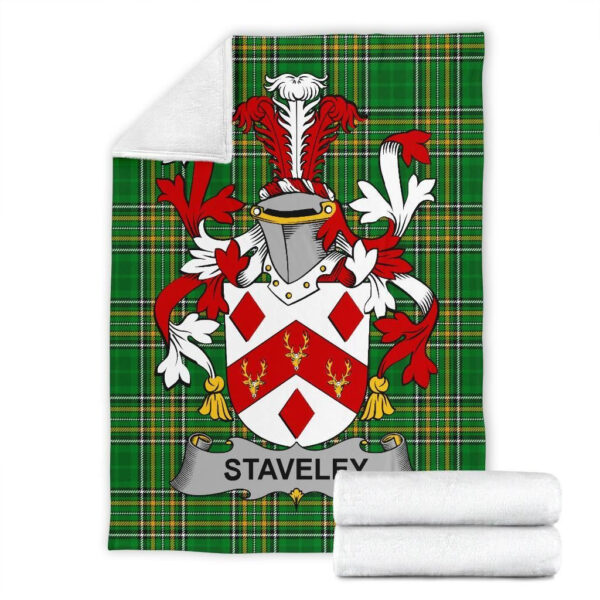 Ireland Premium Blanket - Staveley Ireland Blanket Irish National Tartan - Image 7