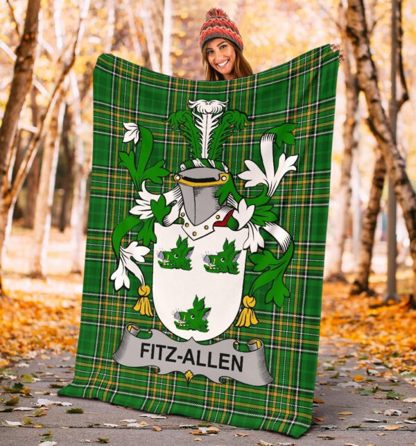 Ireland Premium Blanket - Fitz-Allen Ireland Blanket Irish National Tartan - Image 4