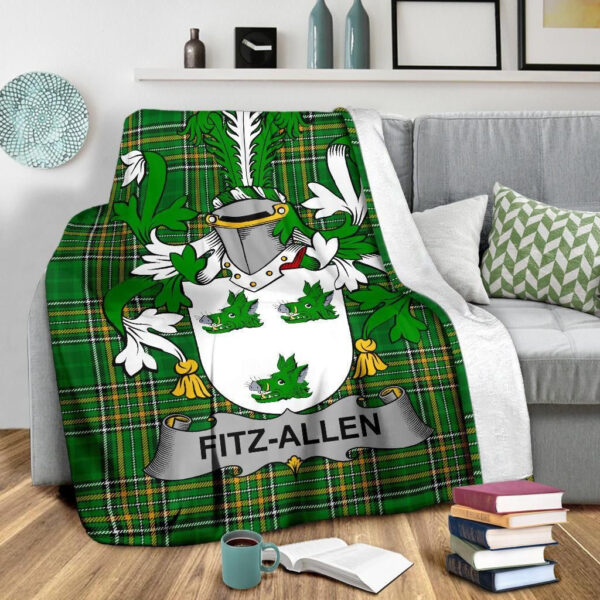 Ireland Premium Blanket - Fitz-Allen Ireland Blanket Irish National Tartan - Image 3