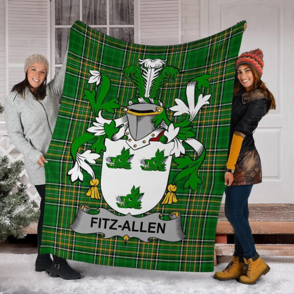 Ireland Premium Blanket - Fitz-Allen Ireland Blanket Irish National Tartan - Image 6