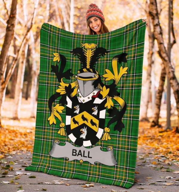 Ireland Premium Blanket - Ball Ireland Blanket Irish National Tartan - Image 4