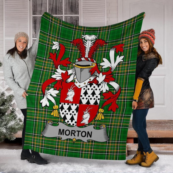 Ireland Premium Blanket - Morton Ireland Blanket Irish National Tartan - Image 6