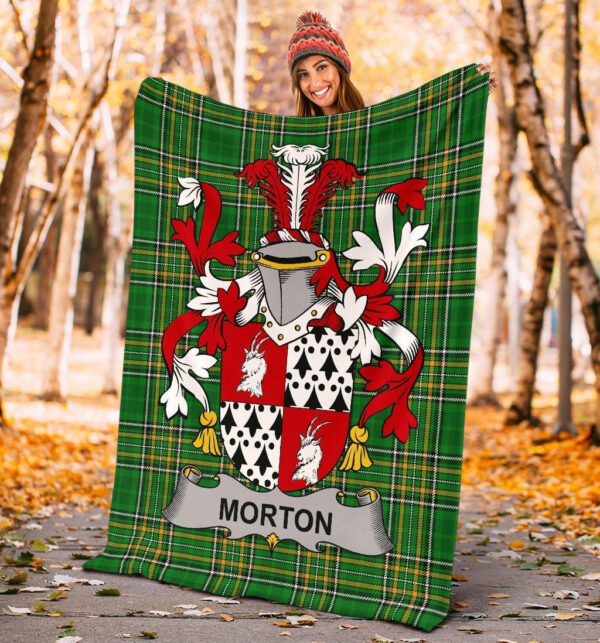 Ireland Premium Blanket - Morton Ireland Blanket Irish National Tartan - Image 4