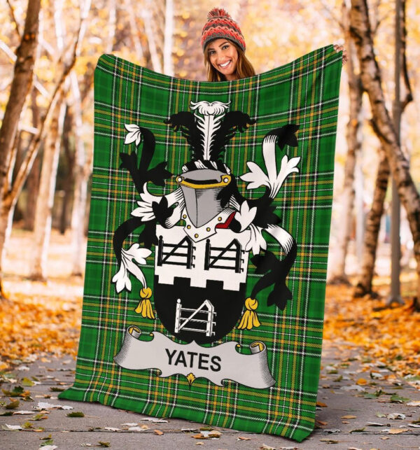 Ireland Premium Blanket - Yeates Ireland Blanket Irish National Tartan - Image 4