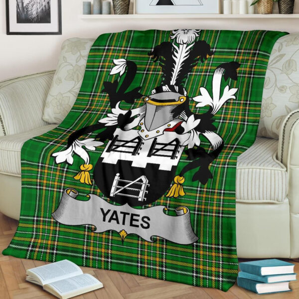 Ireland Premium Blanket - Yeates Ireland Blanket Irish National Tartan - Image 2