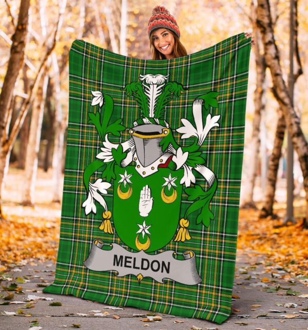 Ireland Premium Blanket - Meldon or Muldoon Ireland Blanket Irish National Tartan - Image 4