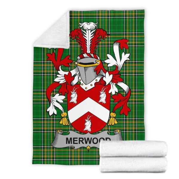 Ireland Premium Blanket - Merwood Ireland Blanket Irish National Tartan - Image 7