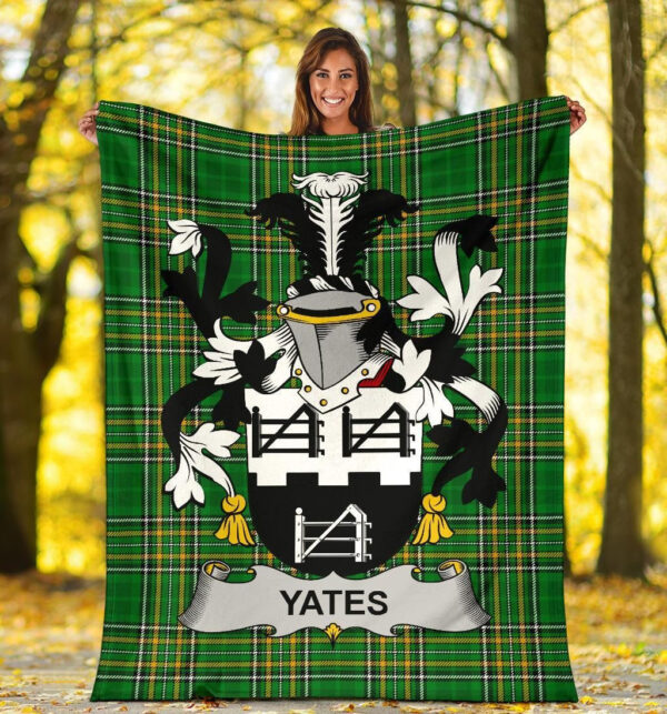 Ireland Premium Blanket - Yeates Ireland Blanket Irish National Tartan - Image 5