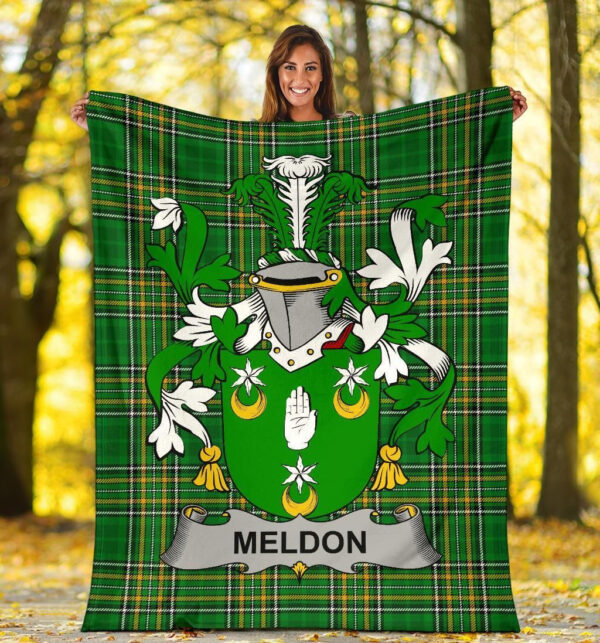 Ireland Premium Blanket - Meldon or Muldoon Ireland Blanket Irish National Tartan - Image 5